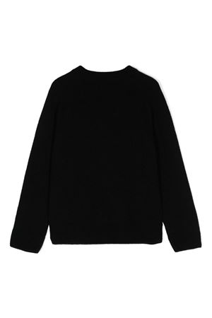 maglione in lana nero BALMAIN PARIS KIDS | BV9B00Z2409930AV